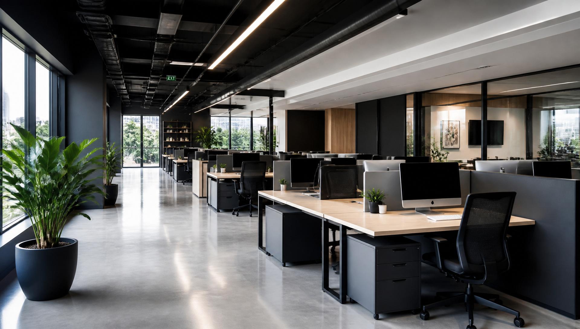 Modern open-plan office interior designed by Montera Office Solutions